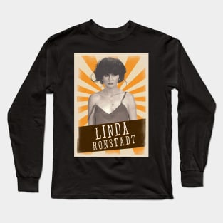 Vintage Aesthetic Linda Ronstadt 80s Long Sleeve T-Shirt